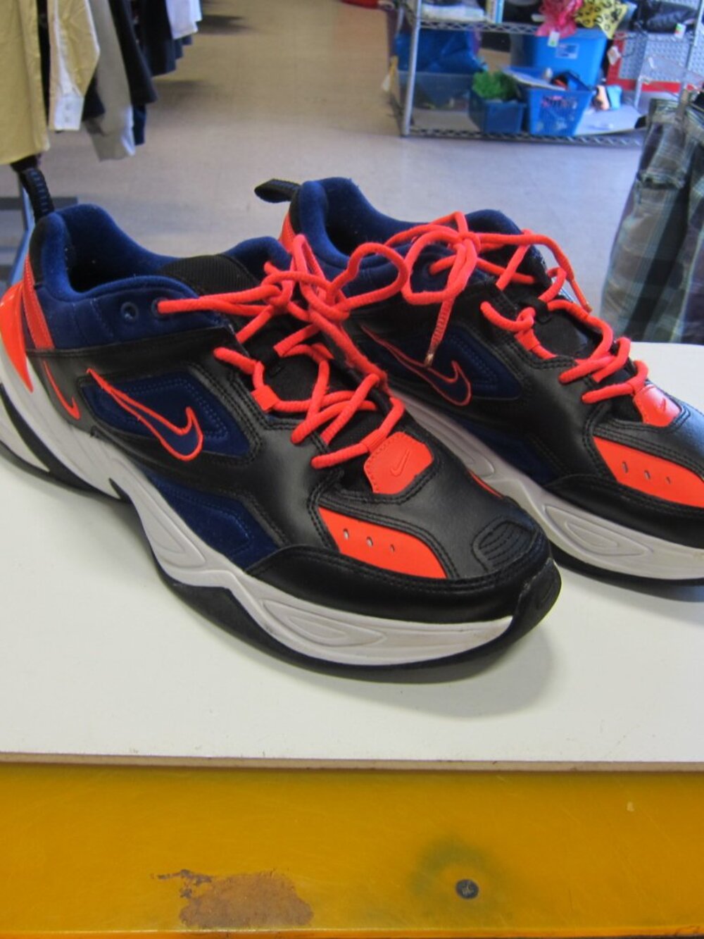 Nike MZK Tekno Men's 13 Deep Royal/Crimson Shoe's AV4789-006
